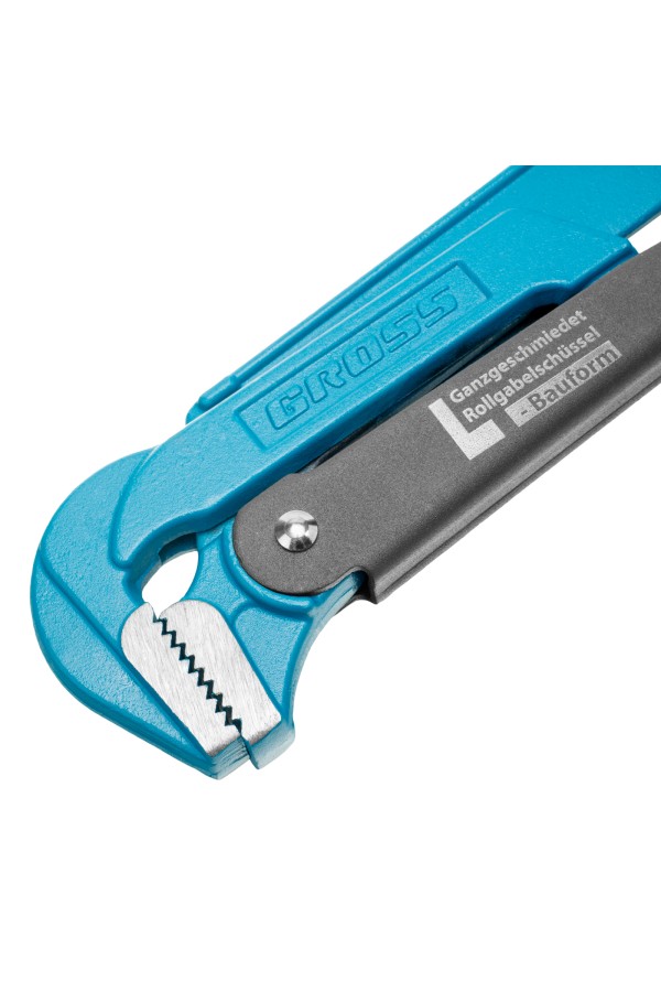 Ключ трубный рычажный 2, №3, цельнокованый, CrV, тип 