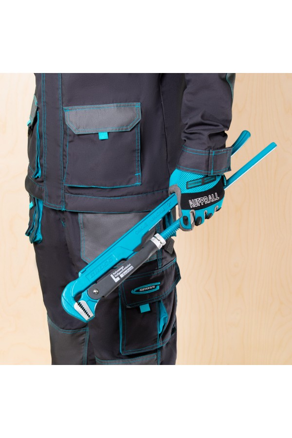 Ключ трубный рычажный 2, №3, цельнокованый, CrV, тип 