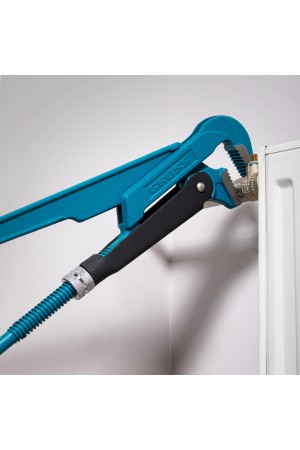 Ключ трубный рычажный 2, №3, цельнокованый, CrV, тип 