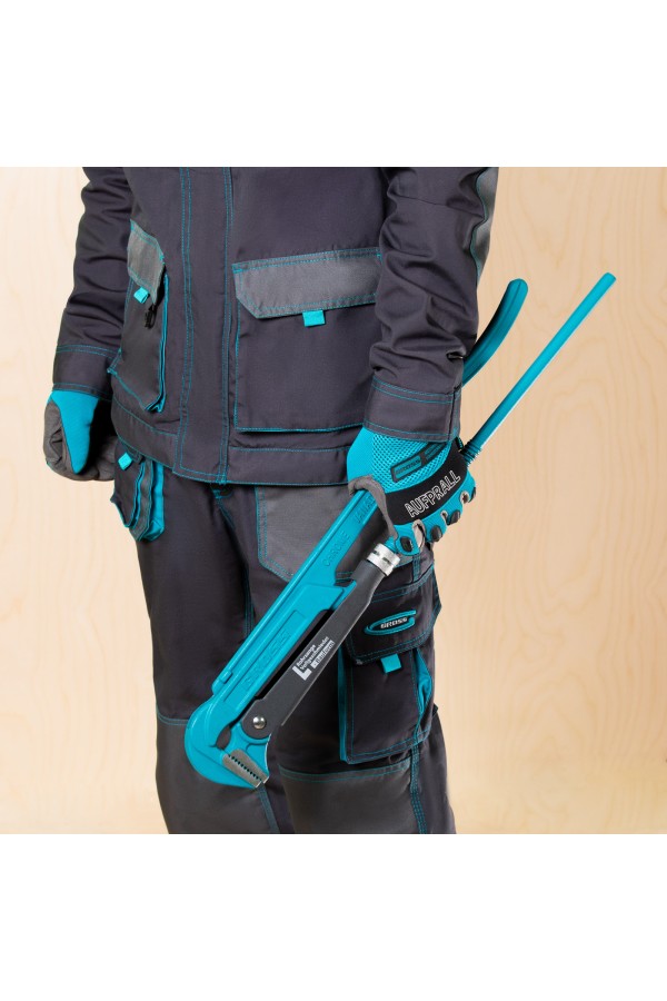 Ключ трубный рычажный 3, №4, цельнокованый, CrV, тип 