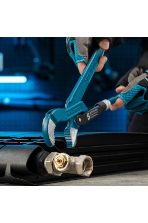 Ключ трубный рычажный 1, №1, цельнокованый, CrV, тип 