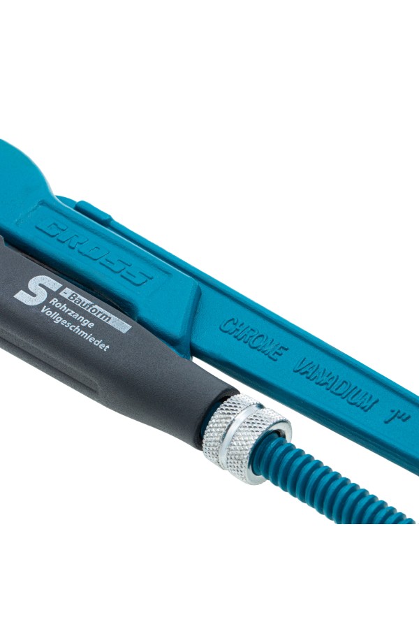 Ключ трубный рычажный 1, №1, цельнокованый, CrV, тип 