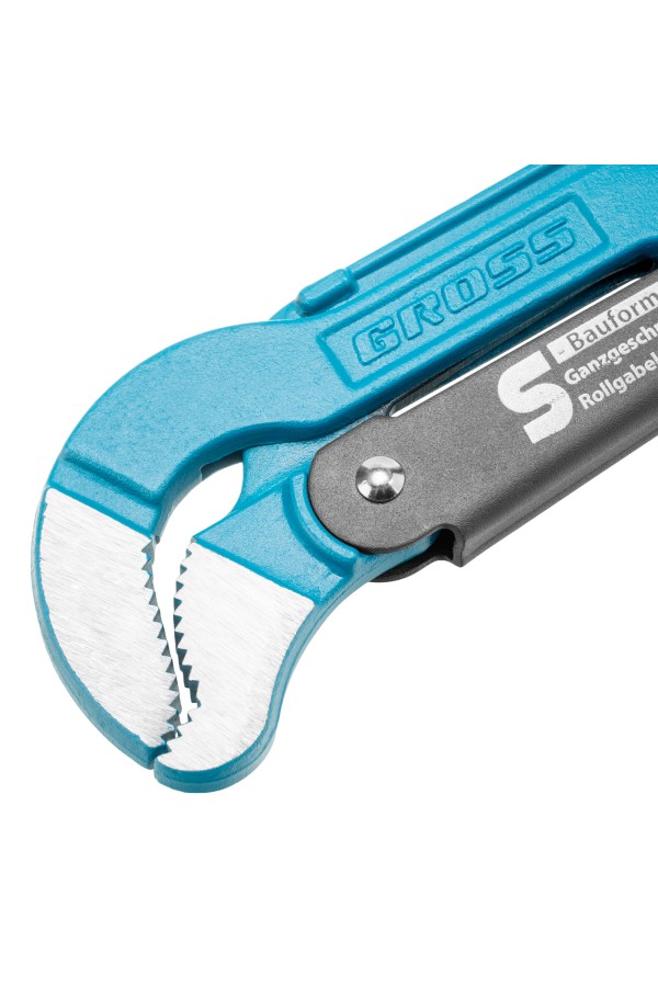 Ключ трубный рычажный 2, №3, цельнокованый, CrV, тип 