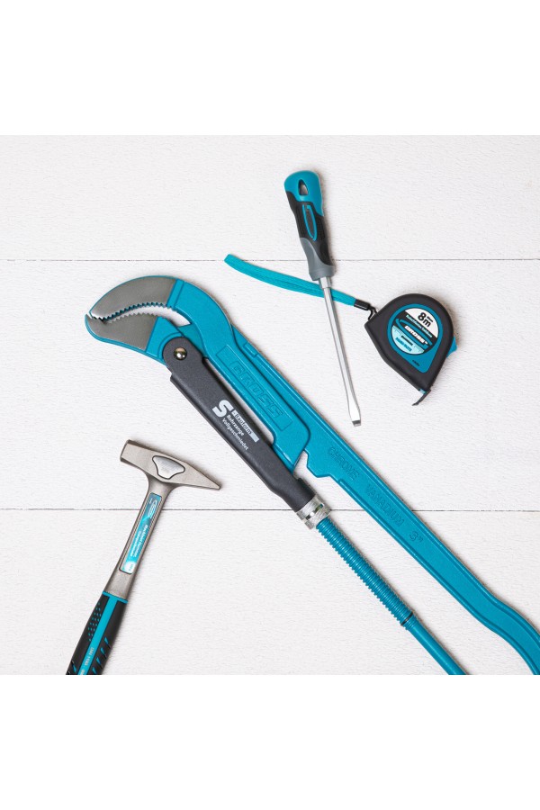 Ключ трубный рычажный 3, №4, цельнокованый, CrV, тип 