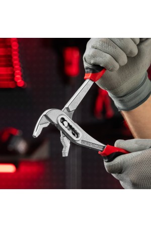 Клещи переставные Nickel (белый) 250 мм, хром-ванадий, двухкомпонентные рукоятки Matrix