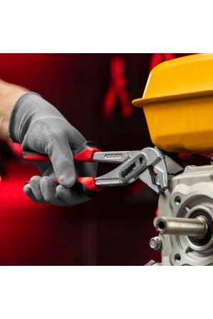 Клещи переставные Nickel (белый) 250 мм, хром-ванадий, двухкомпонентные рукоятки Matrix