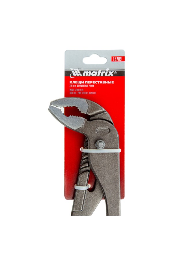 Клещи, 300 мм, переставные, обливные рукоятки Matrix