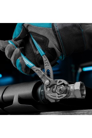 Клещи переставные, кнопочный механизм, обливные рукоятки, 180 мм Gross