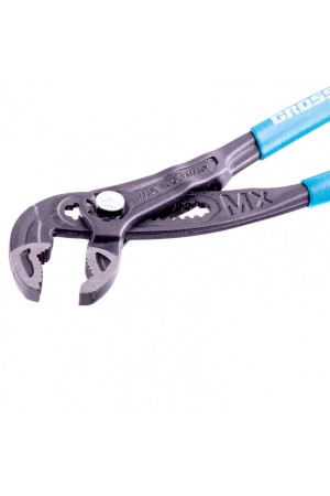 Клещи переставные, кнопочный механизм, обливные рукоятки, 250 мм Gross