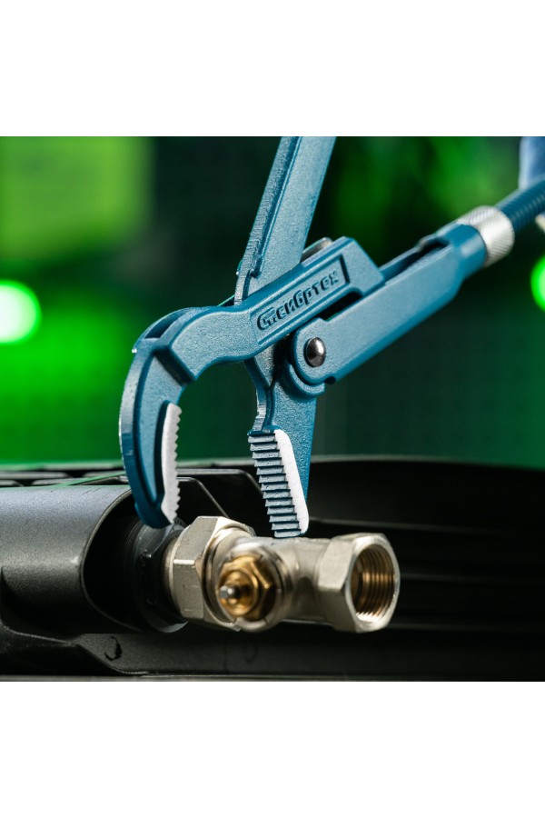 Ключ трубный рычажный №2, 1.5", литой, тип "B" Сибртех