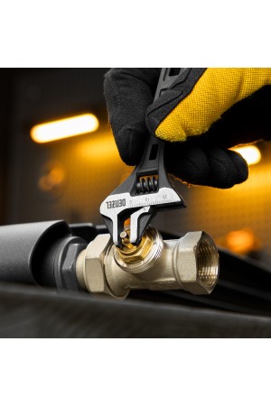 Ключ разводной, 150 мм, CrV, кованый Denzel