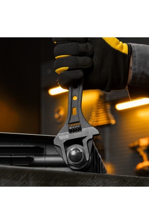 Ключ разводной, 250 мм, CrV, кованый Denzel