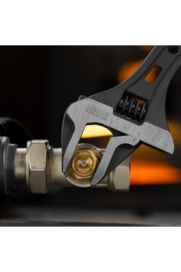 Ключ разводной, 250 мм, CrV, кованый Denzel