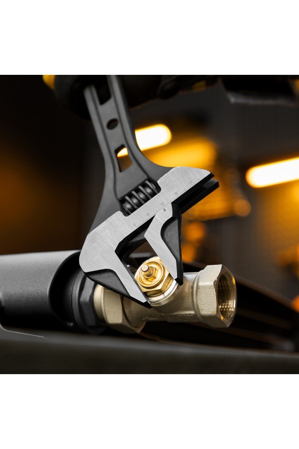 Ключ разводной, 300 мм, CrV, кованый Denzel