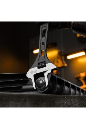 Ключ разводной, 300 мм, CrV, кованый Denzel