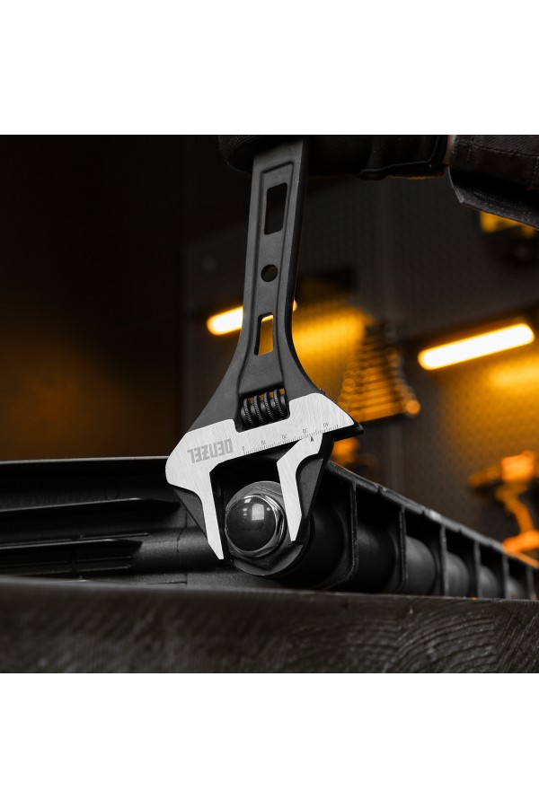 Ключ разводной, 300 мм, CrV, кованый Denzel