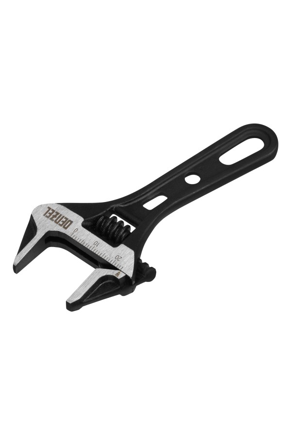 Ключ разводной 115 мм, CrV, кованый, укороченная рукоятка Denzel