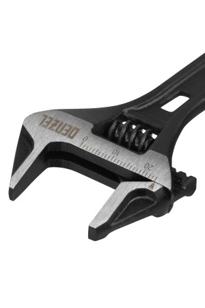 Ключ разводной 115 мм, CrV, кованый, укороченная рукоятка Denzel