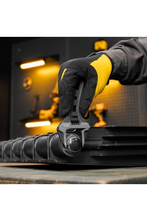 Ключ разводной 135 мм, CrV, кованый, укороченная рукоятка Denzel