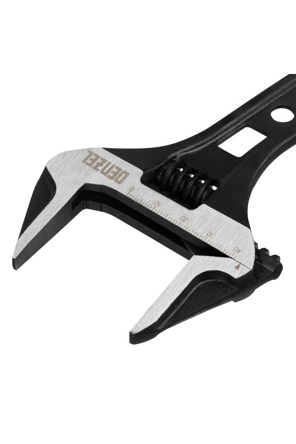 Ключ разводной 155 мм, CrV, кованый, укороченная рукоятка Denzel