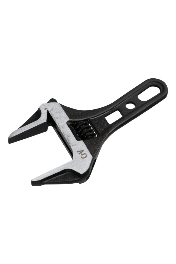 Ключ разводной 155 мм, CrV, кованый, укороченная рукоятка Denzel