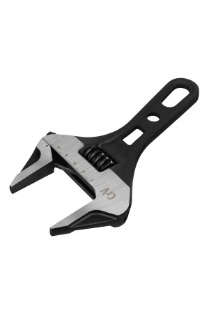 Ключ разводной 185 мм, CrV, кованый, укороченная рукоятка Denzel