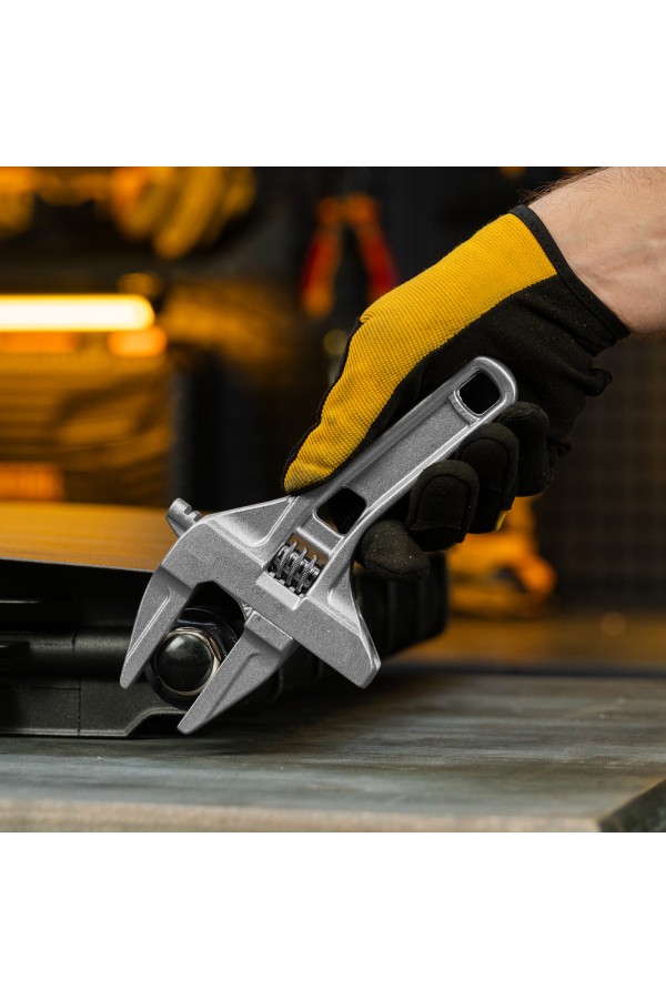 Ключ разводной 205 мм, алюминиевый Denzel