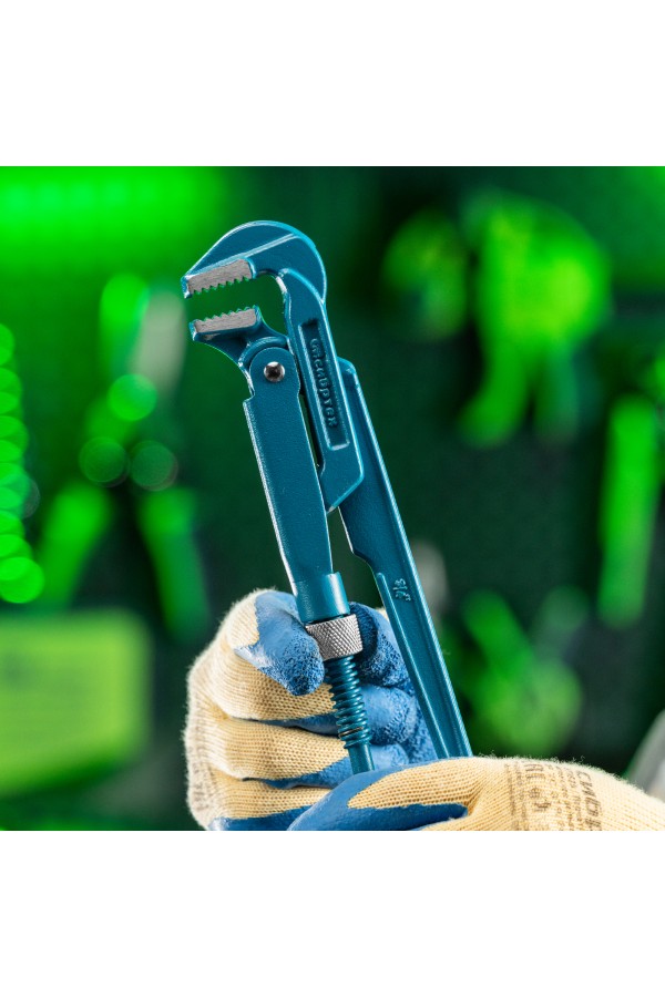 Ключ трубный рычажный №0, 3/4", литой, тип "L" Сибртех