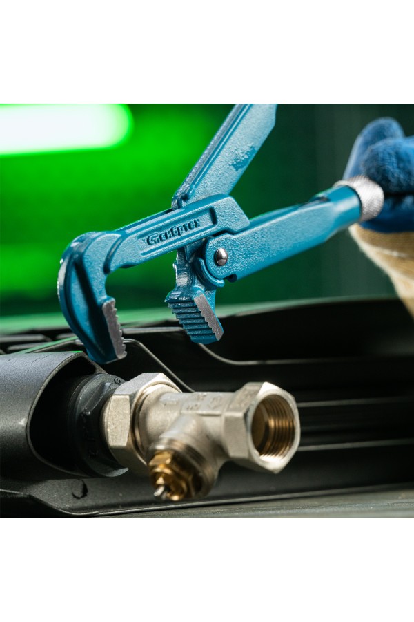 Ключ трубный рычажный №0, 3/4", литой, тип "L" Сибртех