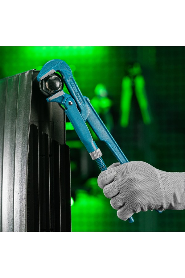 Ключ трубный рычажный №1, 1", литой, тип "L" Сибртех