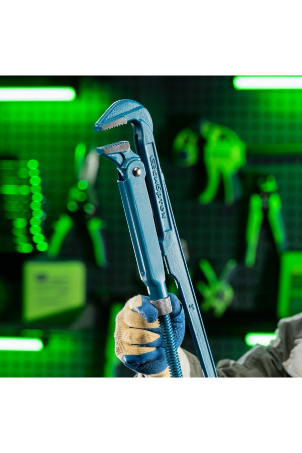 Ключ трубный рычажный №4, 3", литой, тип "L" Сибртех