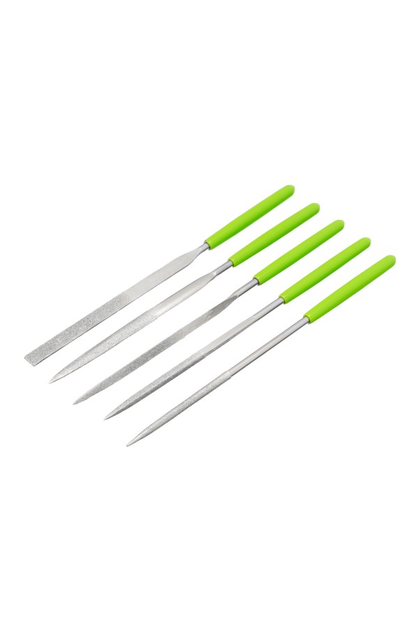 Набор надфилей алмазных, 140 х 50 х 3 мм, 5 шт Сибртех