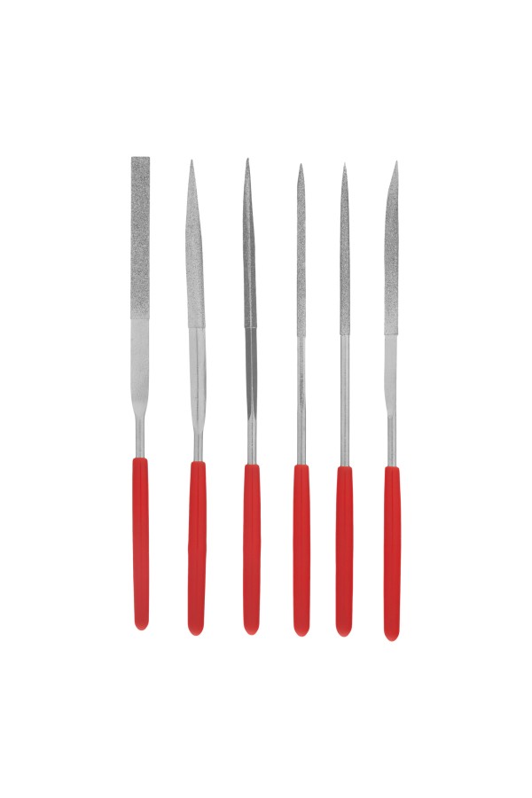 Набор надфилей алмазных, 140 х 50 х 3 мм, 6 шт Matrix