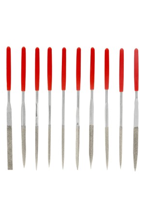 Набор надфилей алмазных, 140 х 50 х 3 мм, 10 шт Matrix