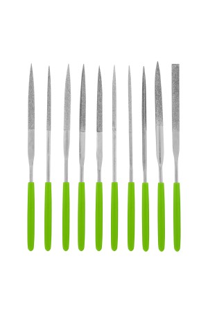 Набор надфилей алмазных, 140 х 50 х 3 мм, 10 шт Сибртех