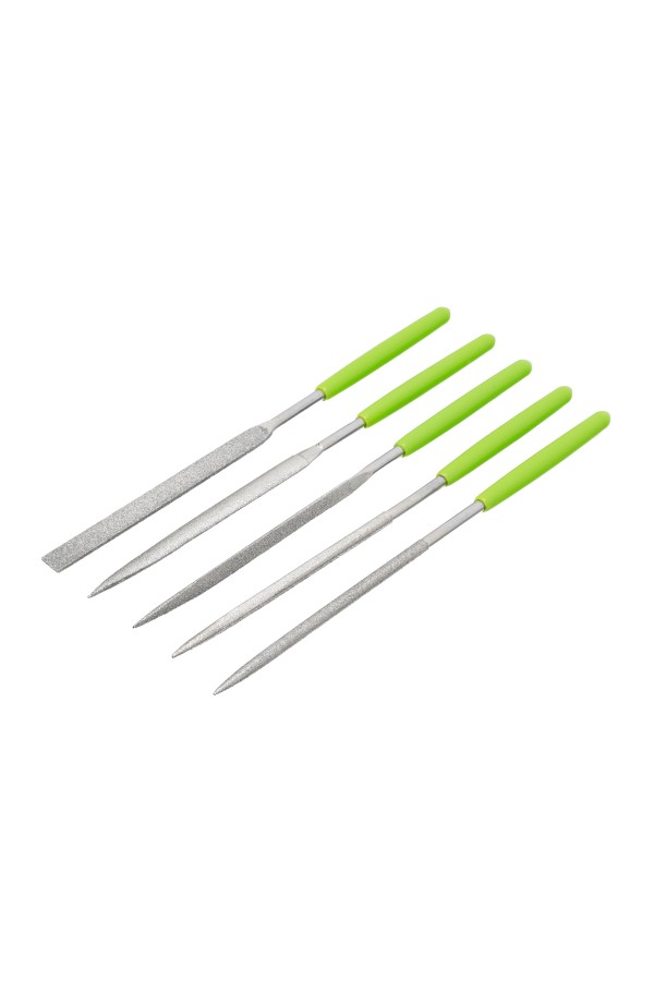 Набор надфилей алмазных, 140 х 70 х 3 мм, 5 шт Сибртех