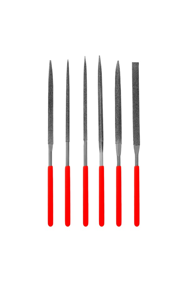 Набор надфилей алмазных, 140 х 70 х 3 мм, 6 шт Matrix