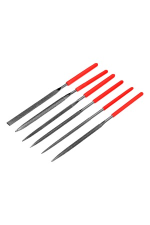 Набор надфилей алмазных, 140 х 70 х 3 мм, 6 шт Matrix