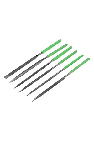 Набор надфилей алмазных, 140 х 70 х 3 мм, 6 шт Сибртех