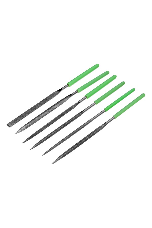 Набор надфилей алмазных, 140 х 70 х 3 мм, 6 шт Сибртех