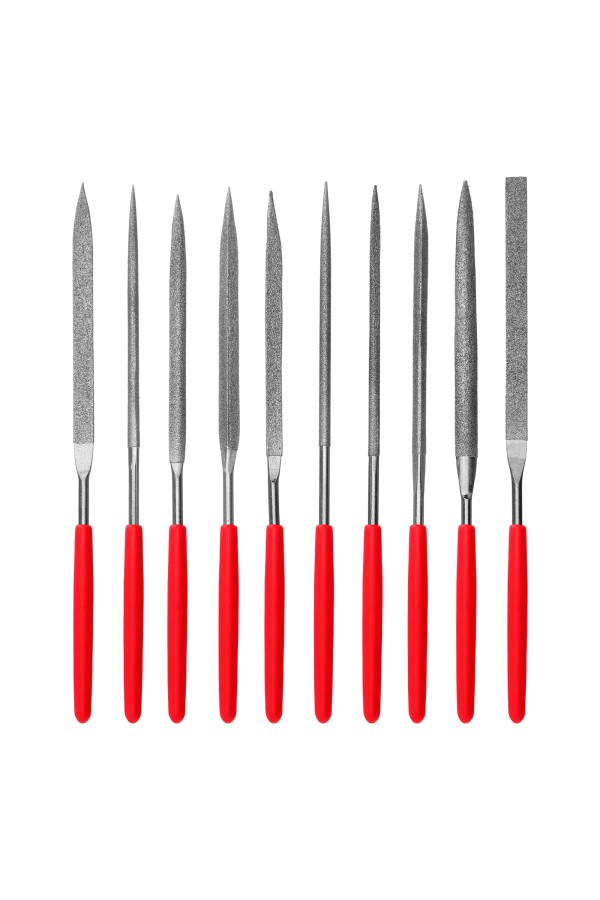 Набор надфилей алмазных 140 х 70 х 3 мм, 10 шт Matrix