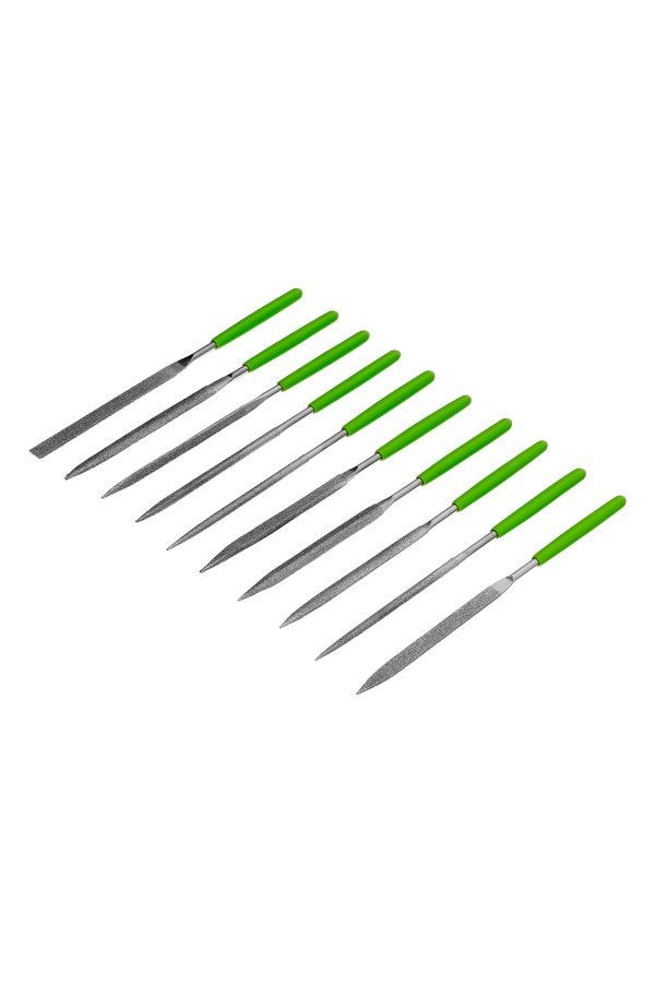 Набор надфилей алмазных 140 х 70 х 3 мм, 10 шт Сибртех