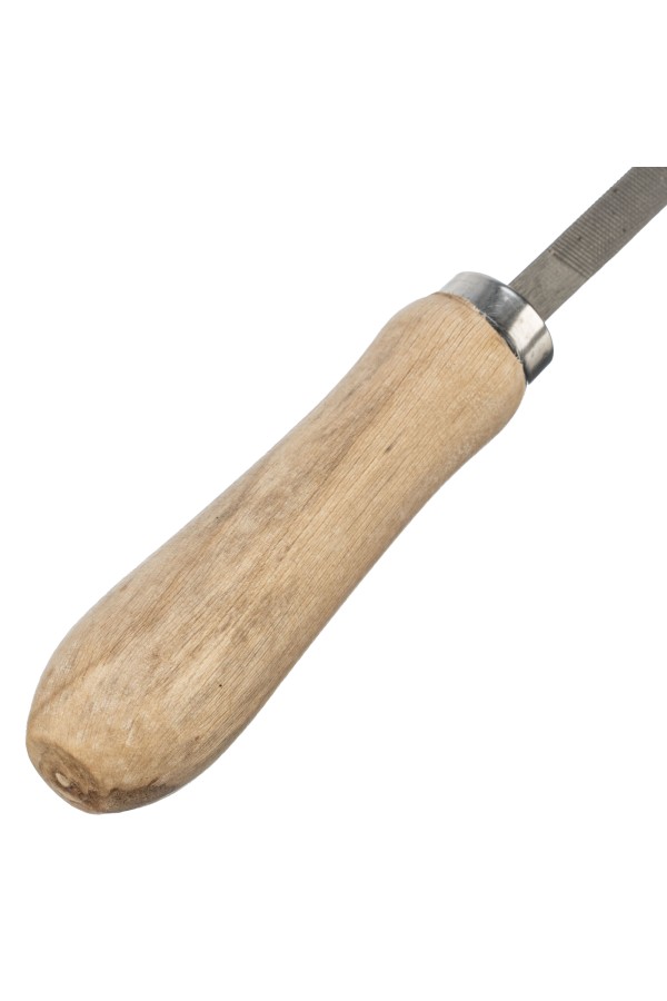 Напильник трехгранный, 150 мм, деревянная ручка Сибртех