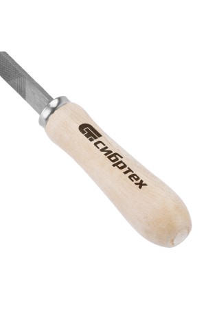 Напильник трехгранный, 200 мм, деревянная ручка Сибртех