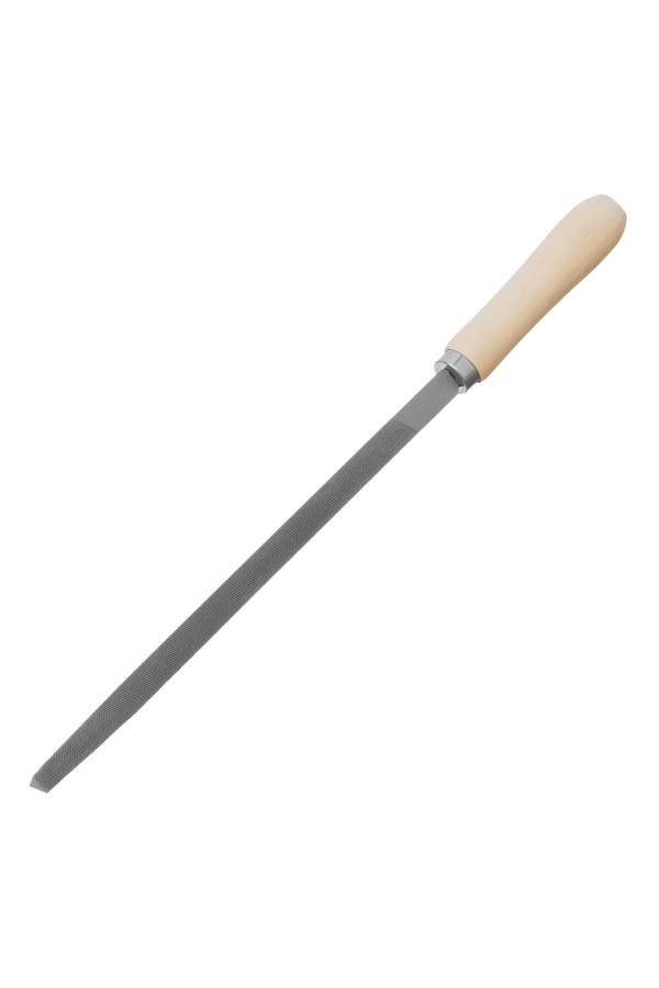 Напильник трехгранный, 250 мм, деревянная ручка Сибртех