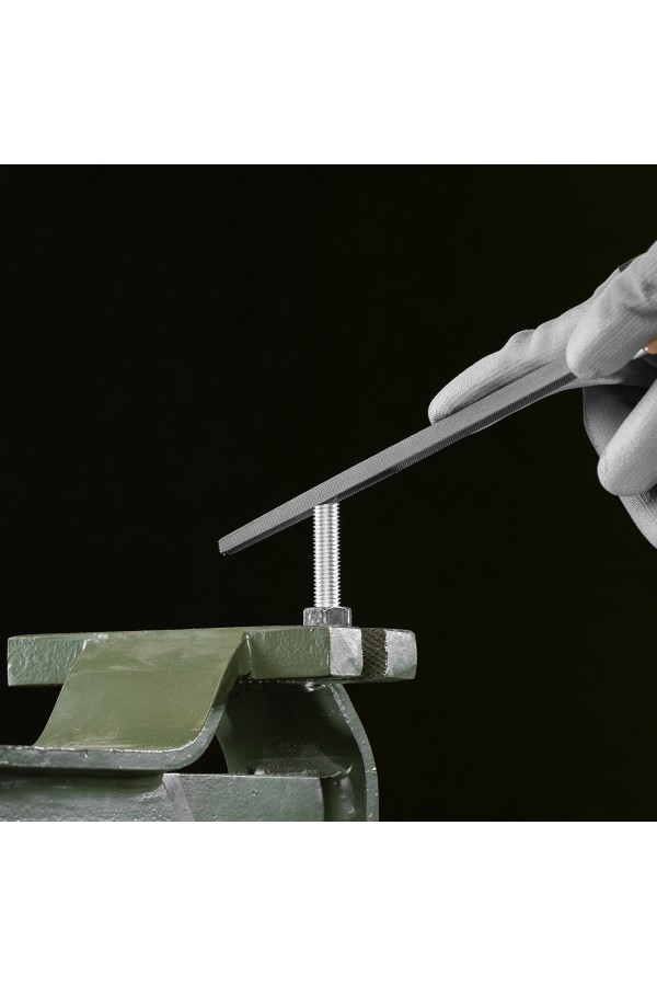 Напильник трехгранный, 250 мм, деревянная ручка Сибртех