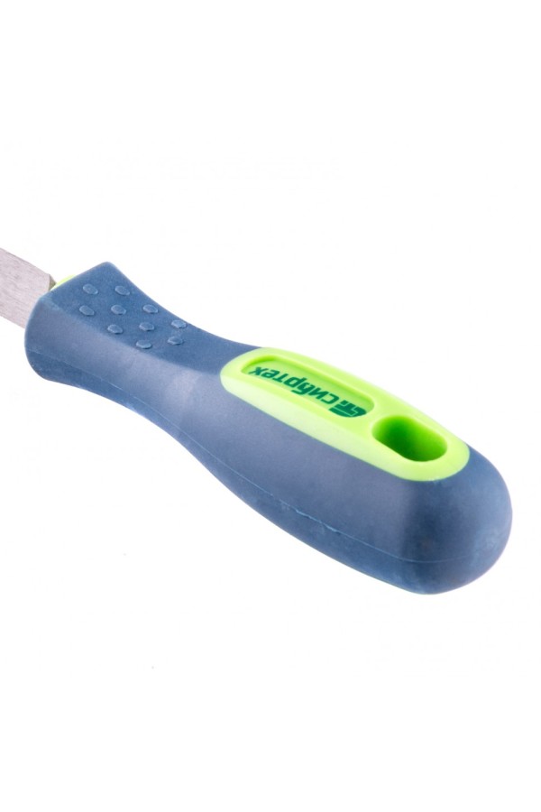 Напильник, 250 мм, трехгранный, двухкомпонентная рукоятка, №2 Сибртех