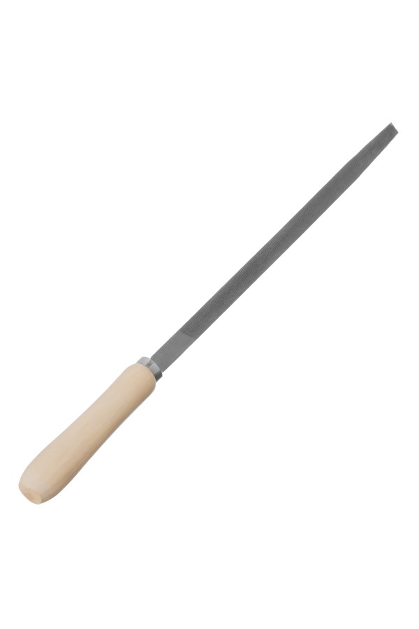 Напильник трехгранный, 300 мм, деревянная ручка Сибртех