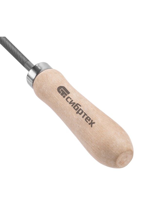 Напильник круглый, 150 мм, деревянная ручка Сибртех