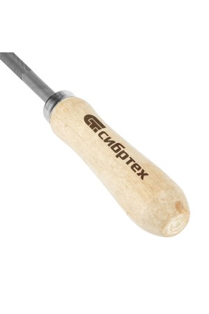 Напильник круглый, 200 мм, деревянная ручка Сибртех